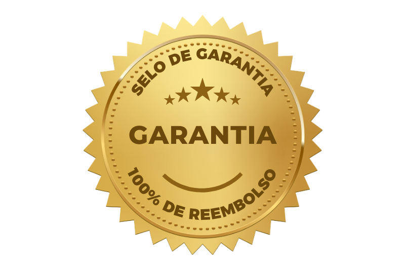 Etiqueta Selo de Garantia 30 Dias Criativo Dourado